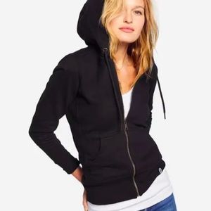 American Giant Women’s Full Zip Navy Hoodie Sz L.